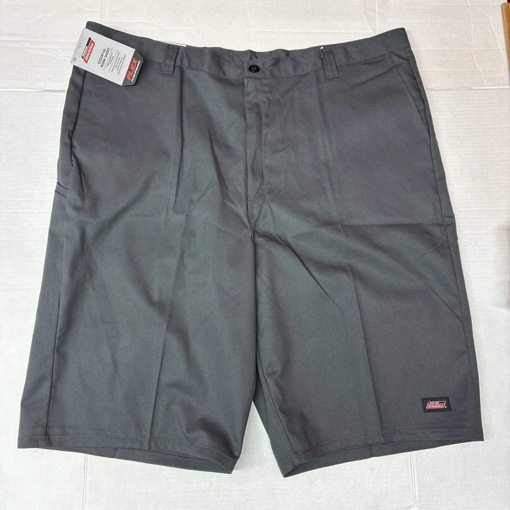 Dickies Essential Work Shorts Men's Size 44 Gray Flex Relaxed Fit 13